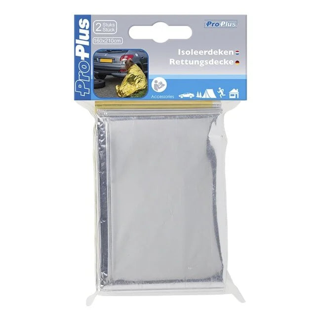 ThuisZeker72 - Isolerend - Wind- en waterafstotend - 160 x 210 cm - 2 stuks